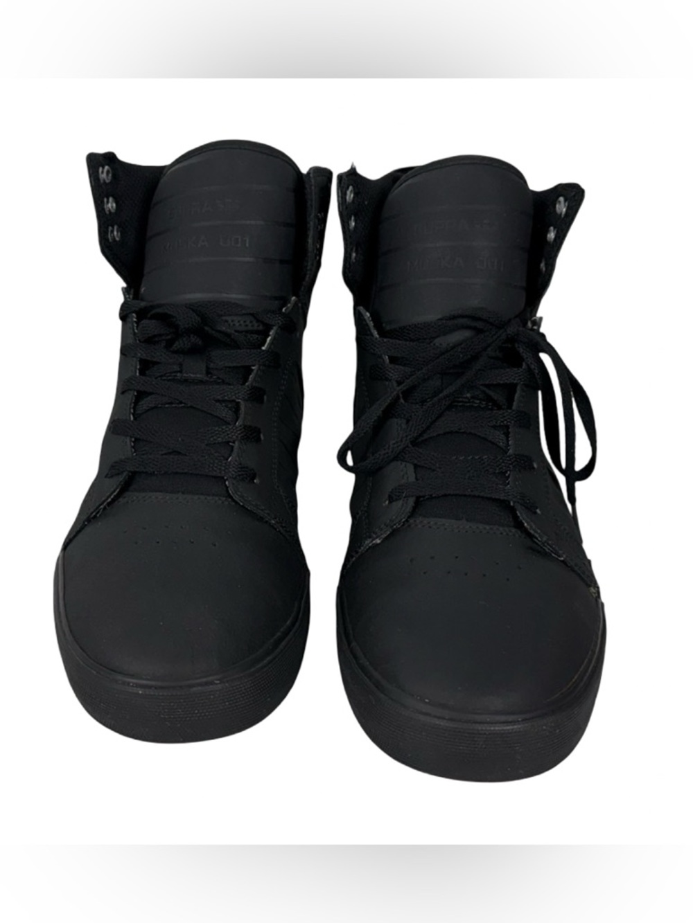 Supra Skytop Muska Red Carpet Skate Shoes Mens Size 12 Black Sneakers - Picture 5 of 16